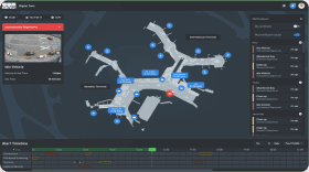 YVR digital twin — a terminal map with live stand and gate markers